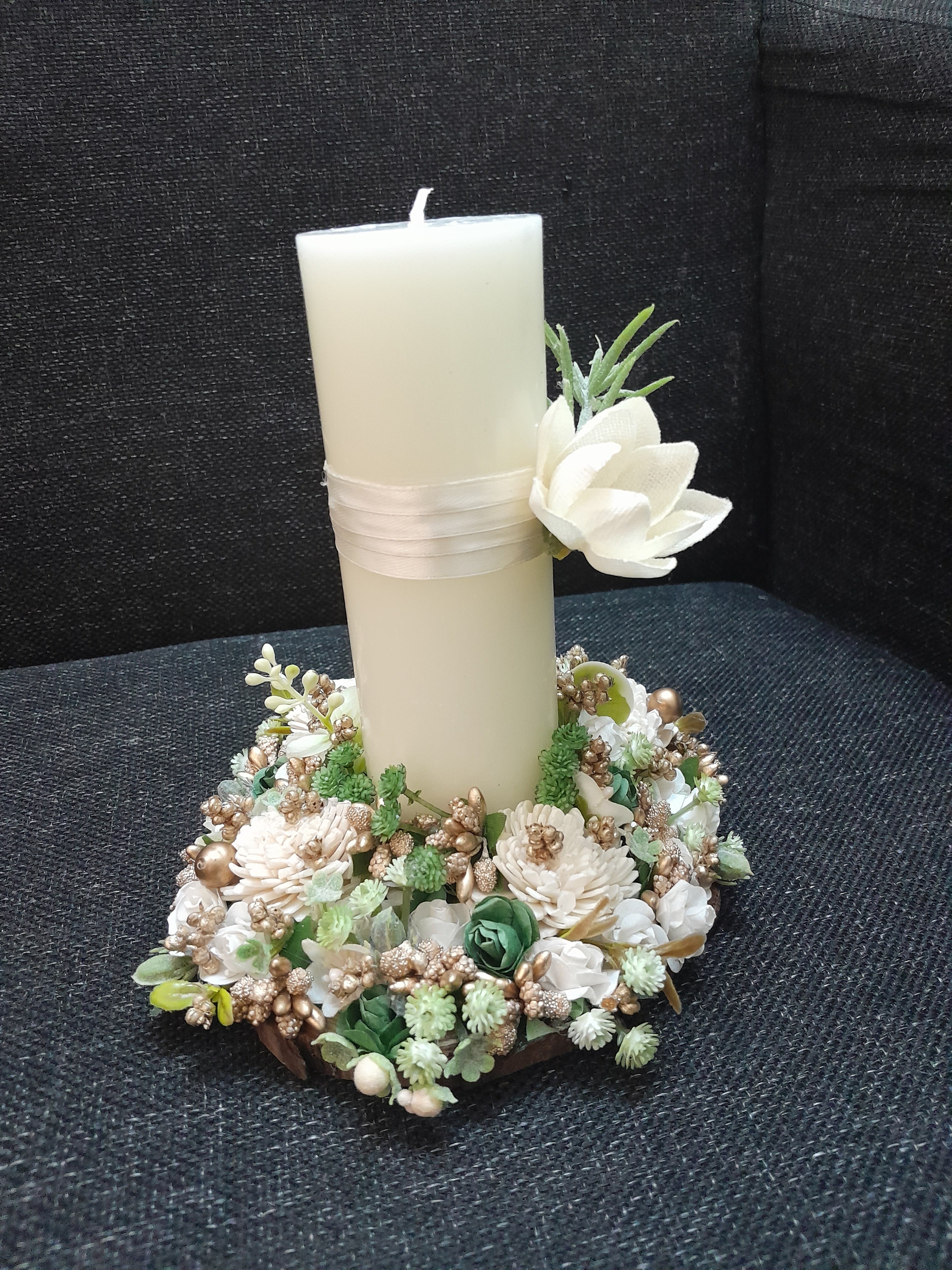 Welcome candle/wedding /House warming