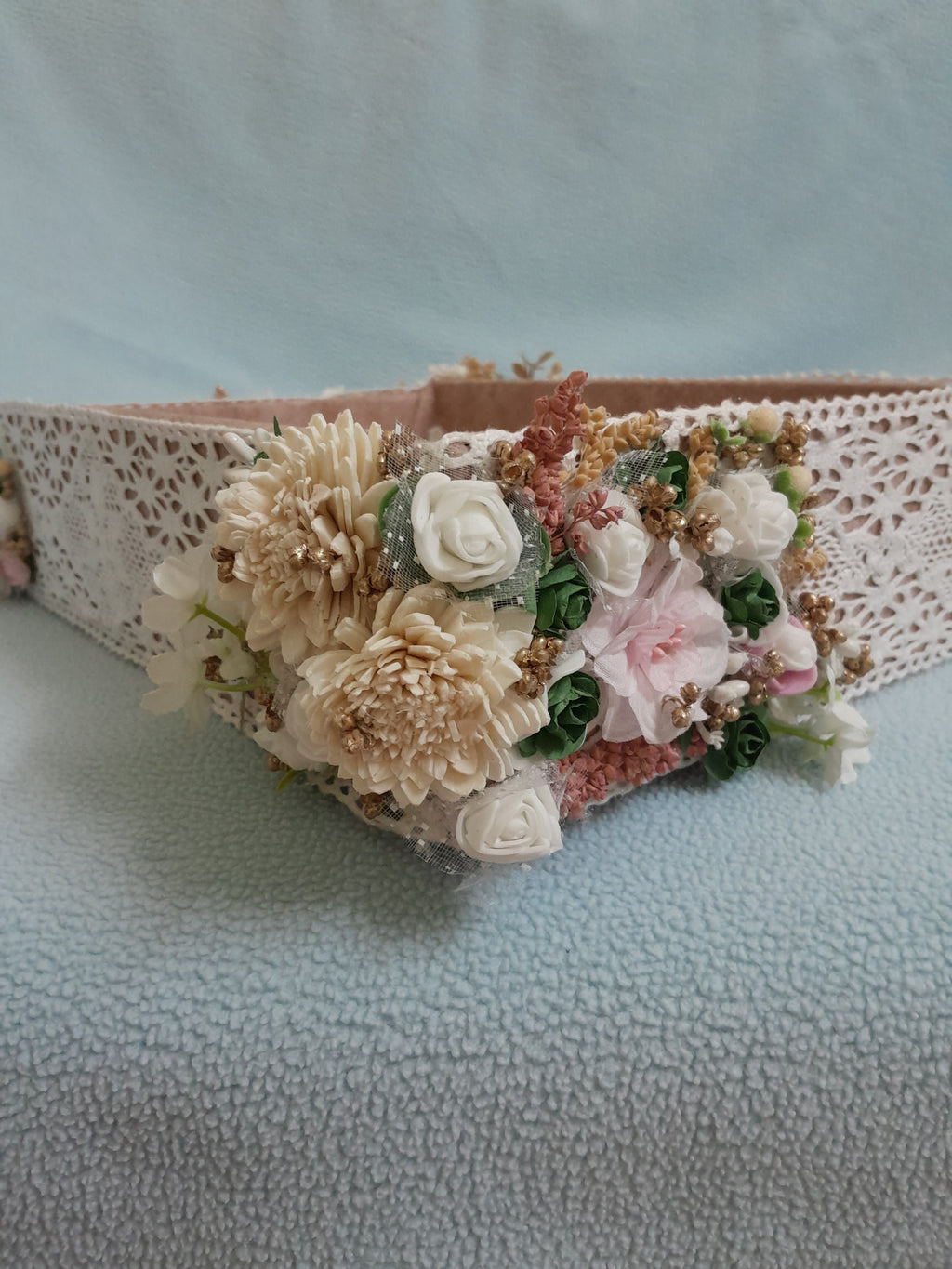 Wedding tray with glass top