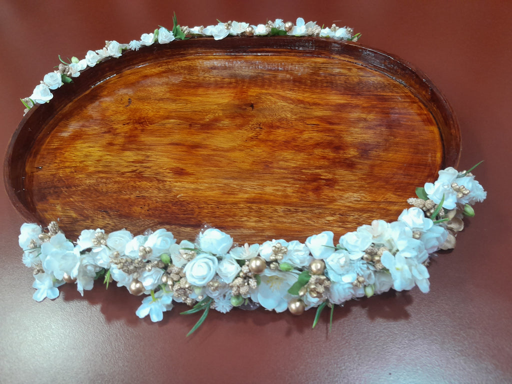 Wooden Wedding/Baptism Tray