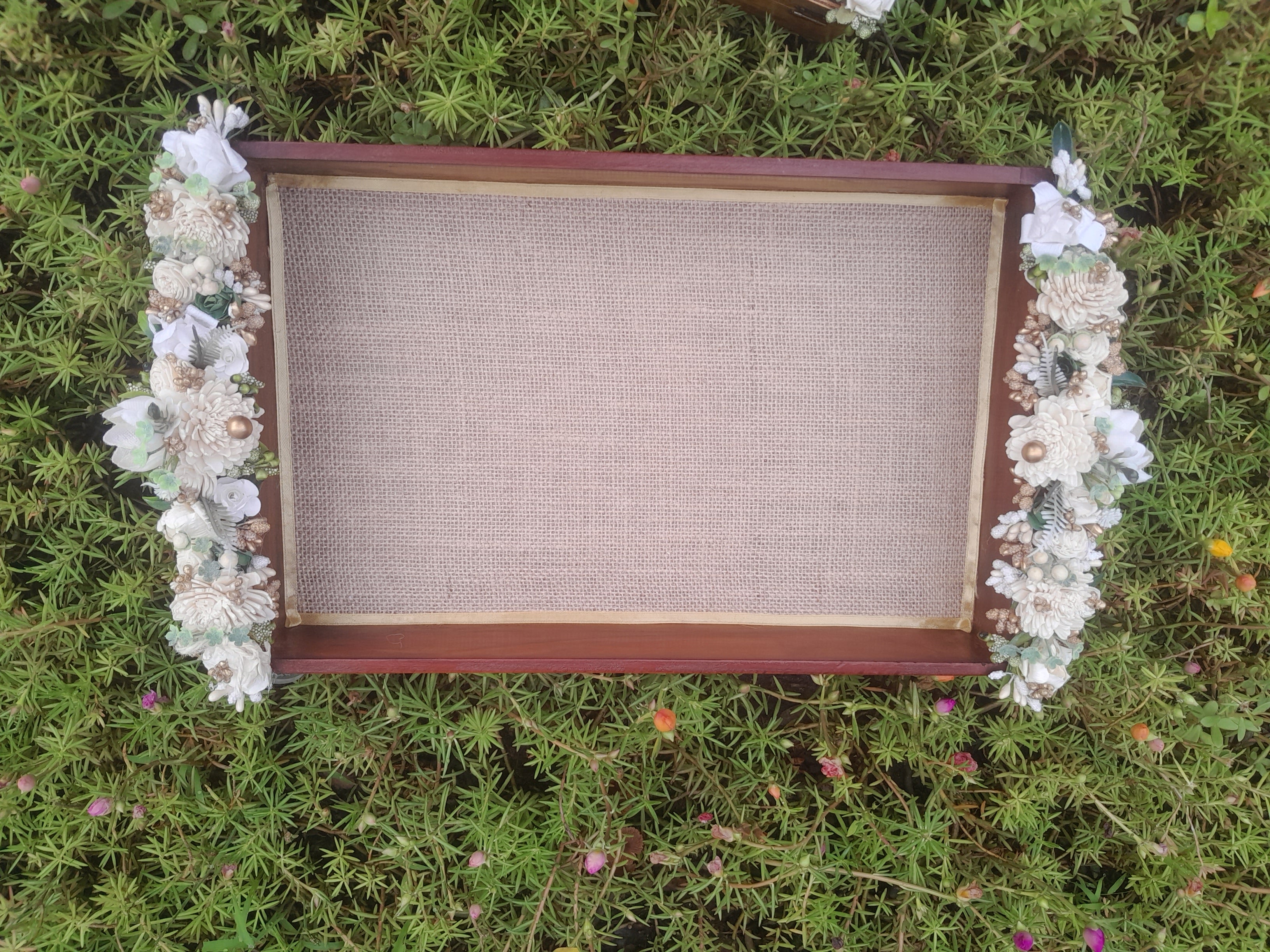Wooden Wedding/Baptism Tray