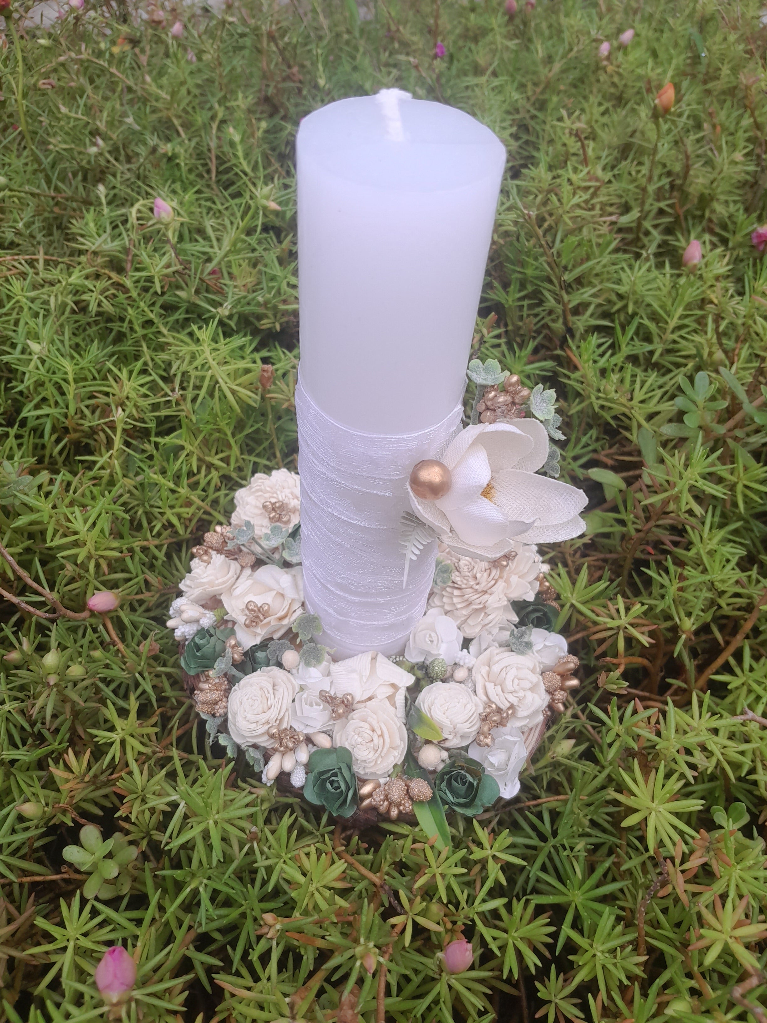 Welcome candle/wedding /House warming