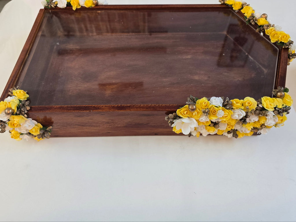 Wooden Wedding/Baptism Tray