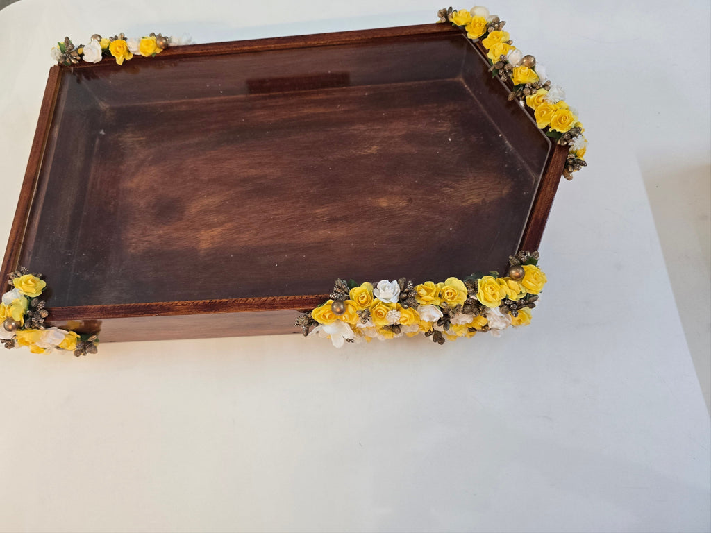 Wooden Wedding/Baptism Tray