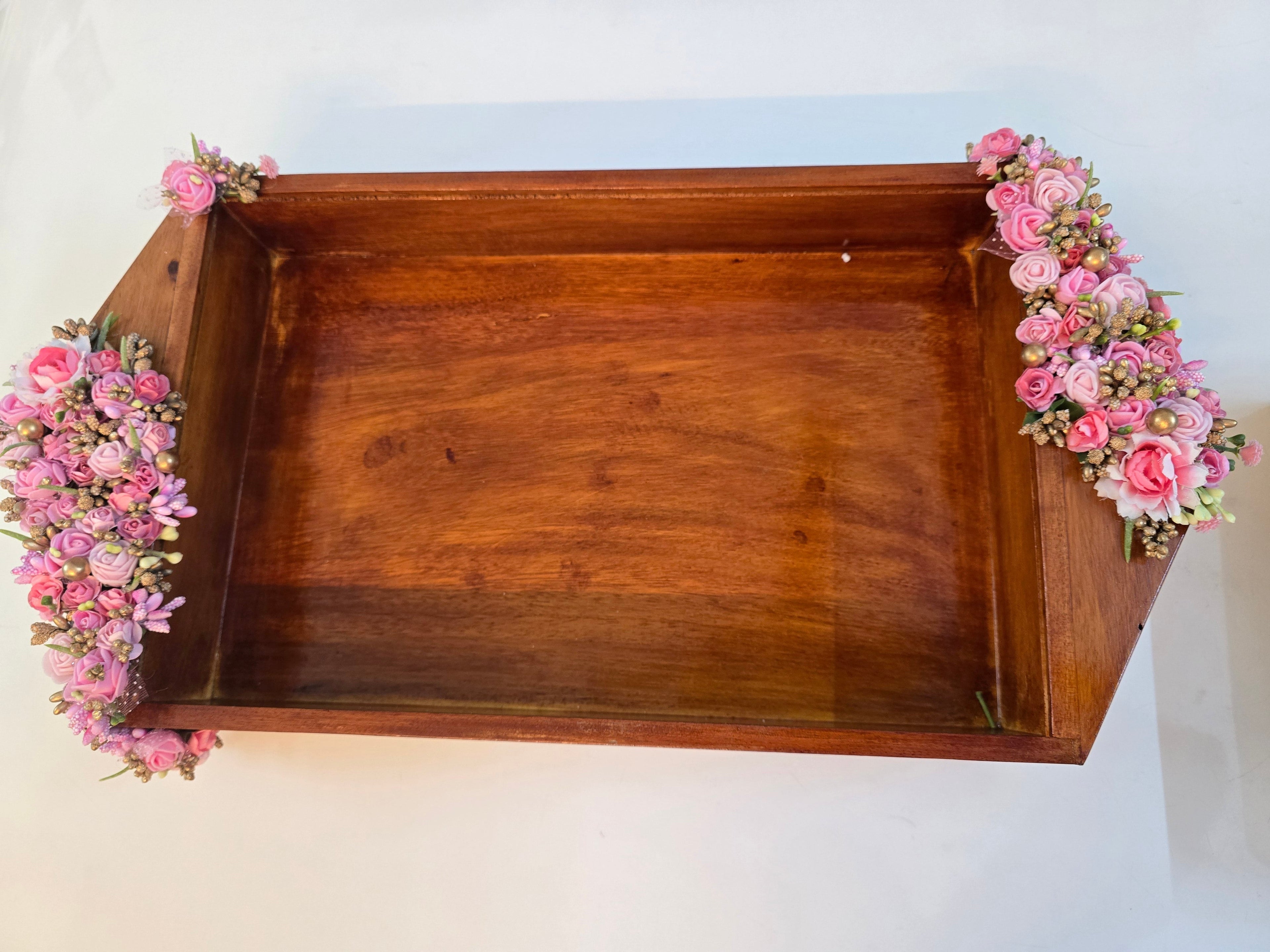 Wooden Wedding/Baptism Tray