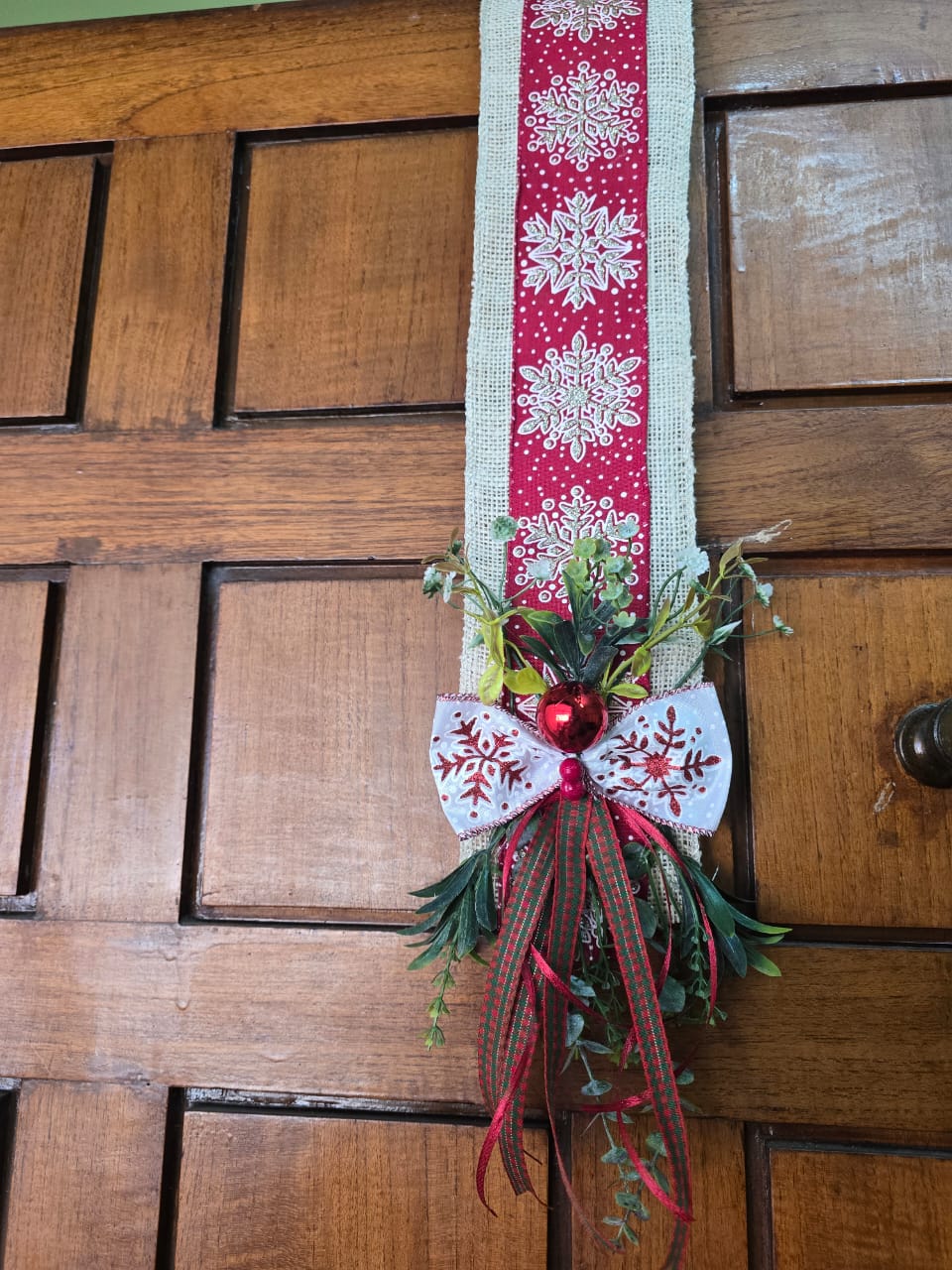 Christmas door scapular