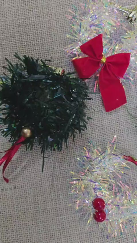 Christmas wreath for tree decorations